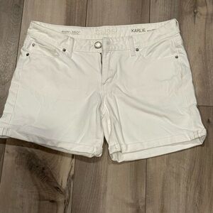 DL1961 Karlie Boyfriend Women's Classic White Jean Shorts